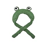Strickmütze für Damen, niedliches Frosch-Stirnband, Foto-Requisiten, Ohrenschützer für Kinder, Klassenkameraden, F