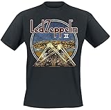 Led Zeppelin LZII Searchlights Männer T-Shirt schwarz XXL 100% Baumwolle Band-Merch, B