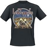 Led Zeppelin LZII Searchlights Männer T-Shirt schwarz L 100% Baumwolle Band-Merch, B