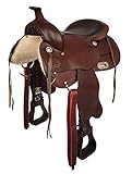A&M Reitsport Westernsattel Omaha aus geöltem Büffelleder Neu, Größe:16 Z