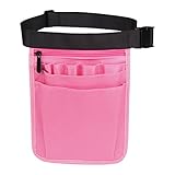 Sharplace Nylon 9 Taschen Organizer Gürtel für Krankenschwestern, Krankenschwester Organizer Gürteltasche Tasche für Schere Pflegeset Zubehör Werkzeugkoffer - R