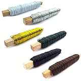 Sepkina Blumendraht Draht Floristikdraht Bindedraht Wickeldraht Basteldraht Metalldraht 50 Meter 0,10€/M (Grün)