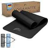 FITBUTLER - Yogamatte - Gymnastikmatte rutschfest − Phthalatfreie Yoga Matte aus NBR − Für Pilates, Yoga & Fitness − Sportmatte mit 183x61x1