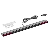 Sensor Bar for W - Younik Infrarot Sensor Bar für NS W und W U Konsole (Silber / Schwarz)