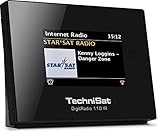 TechniSat DIGITRADIO 110 IR - Internetradio und DAB+ Digitalradio Adapter (WLAN, Spotify Connect, Bluetooth, Farbdisplay, Wecker, optimal zur Aufrüstung bestehender HiFi-Anlagen), schw