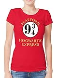 T-Shirt (Women-Xxl) 9 and 3 Quarters (Red)