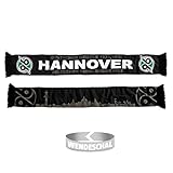 Hannover 96 Schal / Wendeschal / scarf / rassis / viciado H96 F