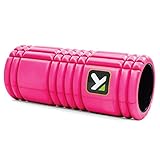 TriggerPoint Grid Faszienrolle mit Kostenlosen Online-Videos, Kompakte Massagerolle, Tragbare und Vielseitige Faszienrolle, Rosa, 13''/33