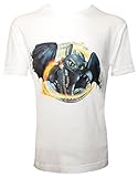 Dragons DreamWorks Kinder T-Shirt Ohnezahn Toothless Hicks, weiß (116-122)