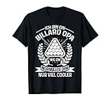 Herren Billard Opa Billardspieler Billardtisch Geschenk T-S