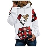 Weihnachten Jeanshose kurz Damen Oberteile zu Leggins floryday seriös Shirt rot Elegante Pullover Damen Damenpullover Langarm elegant Damen Tshirt Basic Sport Sweatshirt Damen sexy blusen D