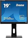 iiyama ProLite B1980SD-B1 48cm (19') LED-Monitor SXGA (VGA, DVI) Höhenverstellung, Pivot, schw