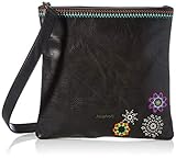 Desigual Womens PU Across Body Bag, Brown, U