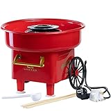 United Entertainment Cotton Candy Maker/Zuckerwattemaschine/Zuckerwatte Maschine - Kunststoff - Rot - ø 30 x 25