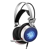 BO LAI DE Kopfhörer Stereo Gaming Headset 7.1 Virtual Surround Bass Gaming Kopfhörer Hohe Kompatibilität Kopfhörer Mit Mikrofon LED-Licht Für Computer PC G