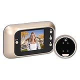 Digitaler Türspion, Türüberwachungskamera LED Infrarot-USB-Aufladung für Büro für Hotel für Wohnung für Zuhause für Eink