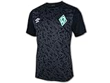 UMBRO SV Werder Bremen Warm Up Trainingsshirt Herren schwarz/grau, XL