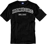 T-Shirt Hamburg est. 1887 (schwarz, XXL)