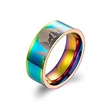 BYYHJNMSXS Herren Ringe Kreativer Einfacher Klassischer Ring Beliebter Modering Armband-Color_Color_11