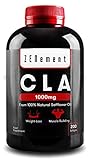 CLA (Konjugierte Linolsäure) 1000 mg, 200 Weichkapseln | aus 100% natürlichem Safloröl | Gewichtsverlust, Zunahme an Muskelmasse | glutenfrei, GMO-frei | von Z