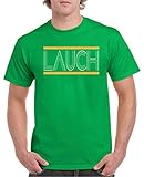 Comedy Shirts - Lauch - Herren T-Shirt - Grün/Weiss-Gelb Gr. XL