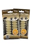 SCHLUPFLID TAPE® 'lady size' (L) - Augenlidliftig ohne OP [240 Stück] Kleine Schönheitshelfer für hängende Augenlider - Schlupflid Streifen im Doppelpack (2L)