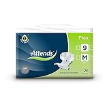 Attends FLEX 9M, Inkontinenz-Produkt, bei vollständiger Harn- und Stuhlinkontinenz, (4X26)
