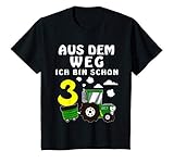Kinder 3. Geburtstag Junge Ich bin schon 3 Jahre Traktor Trecker T-S