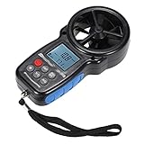 SHYOD Digital-Anemometer-Temperaturzähler Mini-Windmesser Windgeschwindigkeit Luftgeschwindigkeits-Messwind-Sensor-W