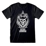 Call of Duty Herren T-Shirt Skull Star Modern Warfare Baumwolle schwarz - XXL