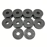 10 mm (M10) Gummi-Abstandshalter (10 Stück), 4 x 15 mm, 4 x 10 mm, 2 x 5