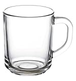 Pasabahce 55029 – Teeglas mit Henkel Pub, für Tee, Latte Macchiato, Irish Coffee, Punsch, Glühwein, Heiße Schokolade, 6er S
