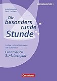 Die besonders runde Stunde - Sekundarstufe I - Fertige Unterrichtsstunden mit Materialien - Französisch - 3./4. Lernjahr: Kopiervorlag