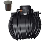 Atlantis Zisterne Regenwassertank 5300 L (5300 L Gartenset PKW-befahrbar)