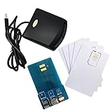 LTE WCDMA ICCID SIM USIM 4G Secure Card Reader Writer Programmer mit 5 leeren programmierbaren Karten + SIM Personalisieren Tools von XCRFID