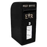 Briefkasten im englischen Stil Postkasten schwarz Wandbriefkasten Standbriefkasten Royal Mail Post Box G