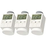 Homematic 105157 Funk Heizkörperthermostat, 3er, Weiß