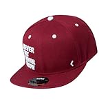 NTNK C20 Snapback Cap - Mütze Unisex Kappe Hat Sport Baseball 100% Acryl - One-Size… (Red-White)