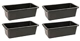Mörtelkasten 80 L rechteckig Mörtelwanne Speiswanne Mörtelkübel Speisfass Speiskübel (Mörtelkasten 80 L, 4xStück)
