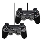 Kilcvt Kabelgebundener Controller Für Xbox One, Kabelgebundener USB- Pc- Gamecontroller- Gamepad - Für Winxp/win7/ 8/10 Joypad, Für Pc Windows Computer Laptop Black Game Joystick,2p