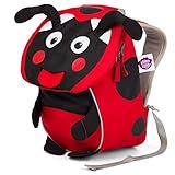 Affenzahn Kleiner Freund - Kindergartenrucksack für 1-3 Jährige Kinder im Kindergarten und Kinderrucksack für die Kita Marienkäfer - R