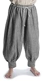 HEMAD Wikinger Hose Munin aus Baumwolle Fischgrätmuster XXL/XXXL Gewandung LAR
