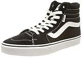 Vans Herren Filmore Hi Suede/Canvas Sneaker, Veloursleder-Leinwand schwarz weiß, 44 EU