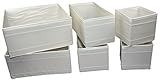 Ikea SKUBB-Box, 6er-Set, weiß