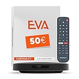 Kartina Eva IPTV Receiver Russisches Fernsehen! Unterstützt 4K, WiFi 2.4G/5G/USB, Micro SD, Android TV. Offizieler Shop von Kartina.TV!