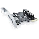 CSL - USB 3.0 PCI Express Card PCIe Controller - 2X Externe Ports 1 x intern Controller Header - Schnittstellenkarte USB 3.0 Super Sp