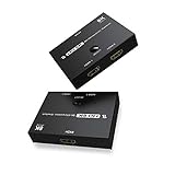 HDMI-Splitter (Upgraded), Bi-Directional HDMI-Switch 8K Ultra HD High Speed 48Gbps 1 in 2 in 1out 8K @ 60Hz 4K @ 120Hz Splitter Konverter kompatibel mit Xbo X PS5 Projek
