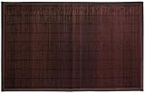 Gelco Design Okaido 705362 Badematte, 50 x 80 cm, kleine Lamellen, Farbton Wengé