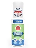 Patronus Mückenspray ohne DEET mit pflanzlichem Wirkstoff 100ml - effektiver Mückenschutz für Kinder & Erwachsene - Mücken Haut-Spray zur Mücken-Abwehr mit Eukalyptus-G