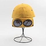 ShZyywrl Modische Sonnenblende Baseballmütze Retro Pilot Hut Männliche Koreanische Version Von Chao Brille Cap Sonnenbrille Weib